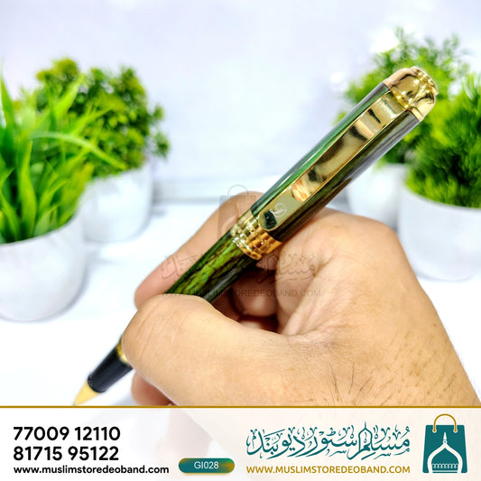 Zaitoon Executive Green Gold Pen
