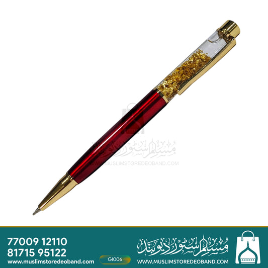 Gold Flake Crystal Pen
