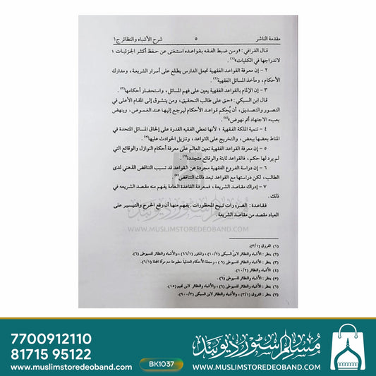 Sharh Alhamwy Alal Ashbah wan Nazair