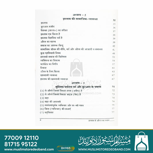 Islam Mein Aurat Ka Isthan Aur Muslim Personal Law