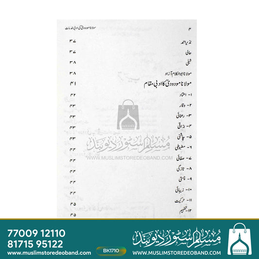 Maulana Maudoodi Ki Adabi Khidmaat