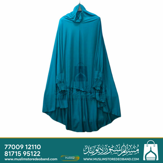 Modest Half Jilbab with Sleeves for Women