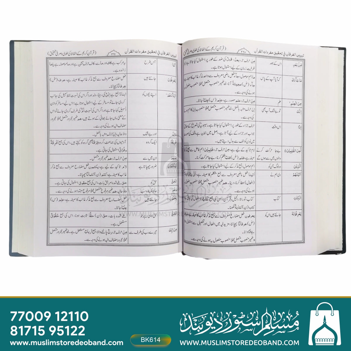 Tabyeenul Furqani Fi Tahqiqi Mufradatil Quran (Quran Kareem Ke Alfaz Ki Laghvi wa Sarfi Tahqeeq)