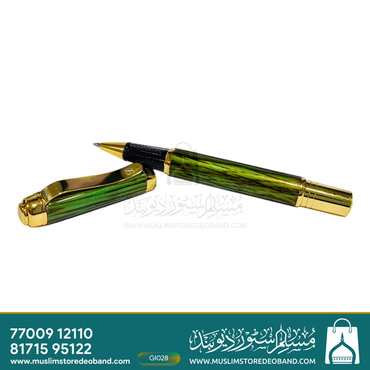 Zaitoon Executive Green Gold Pen