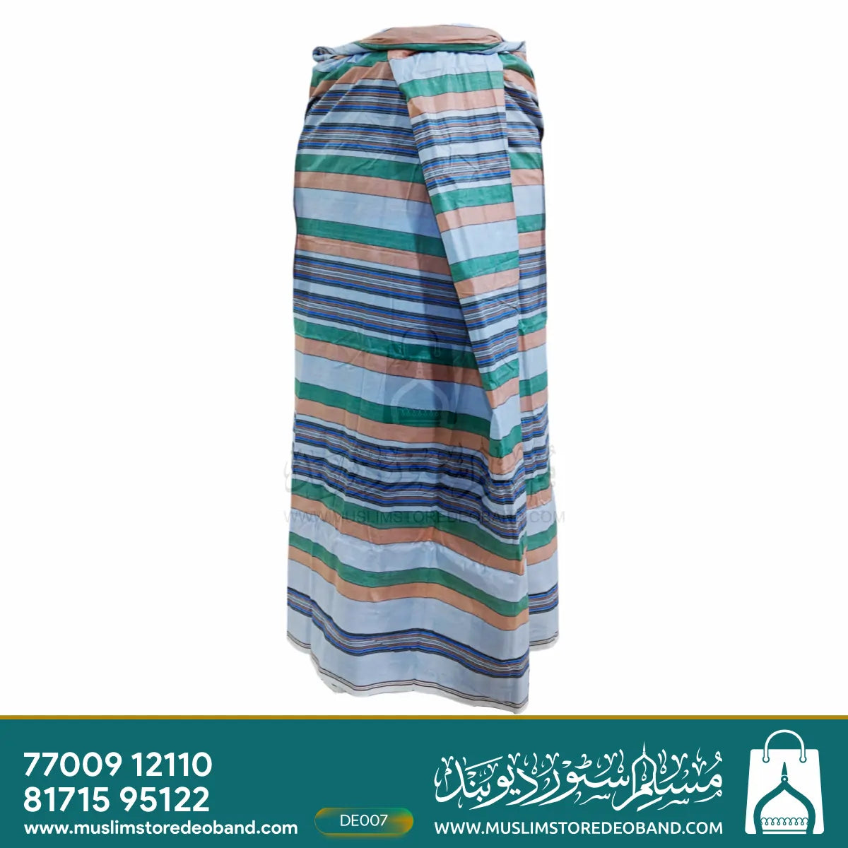 Classic Multicolor Self-Design Lungi for Men – Daily & Casual Wear