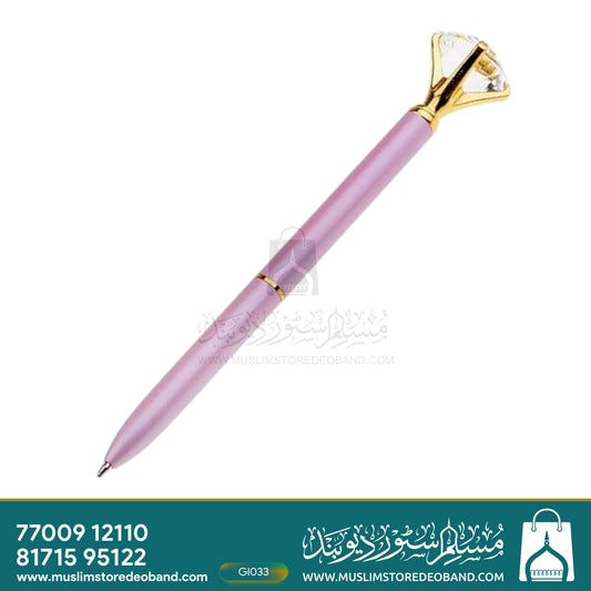 Elegant Crystal Single Ballpoint Pen