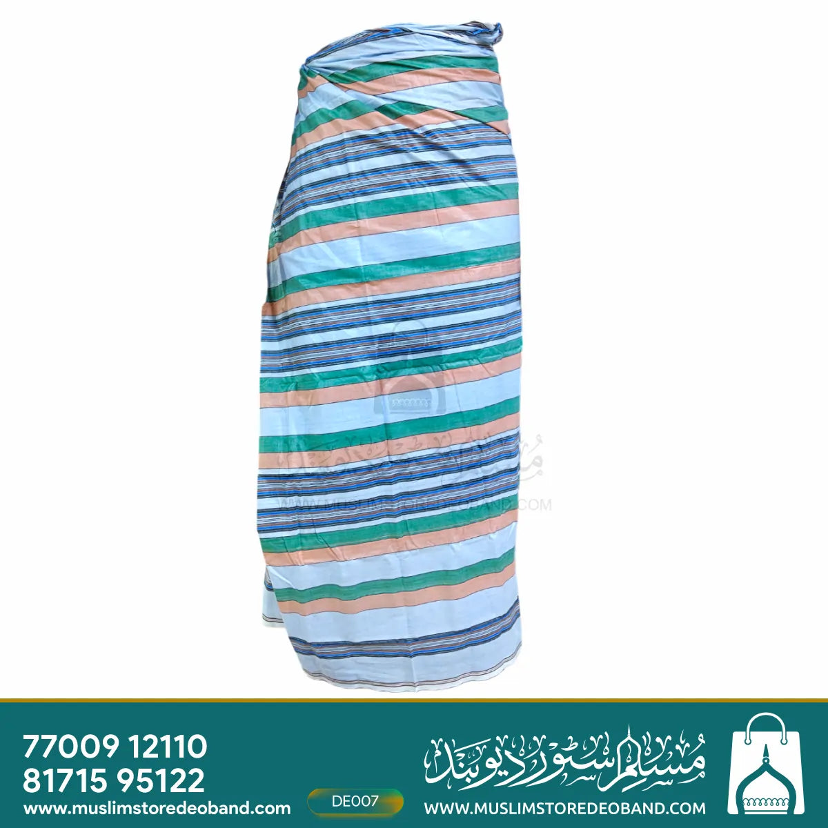 Classic Multicolor Self-Design Lungi for Men – Daily & Casual Wear