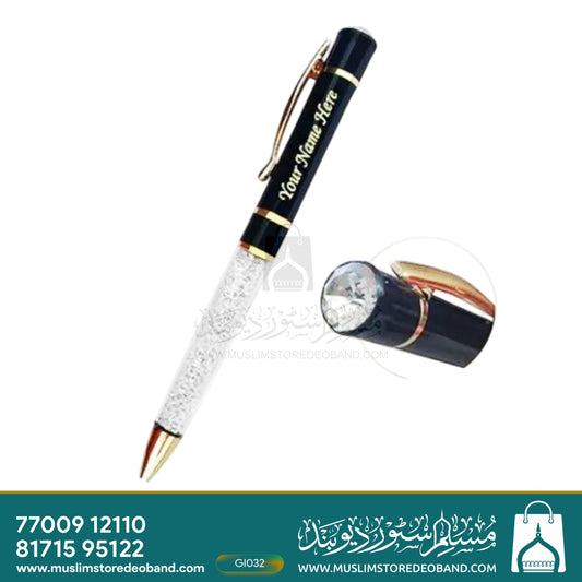 Elegant Crystal Single Ballpoint Pen