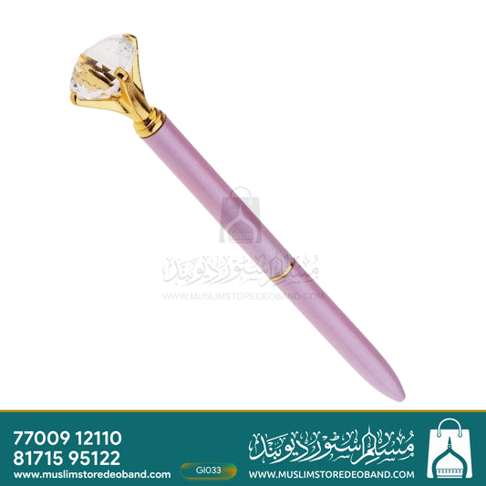 Elegant Crystal Single Ballpoint Pen