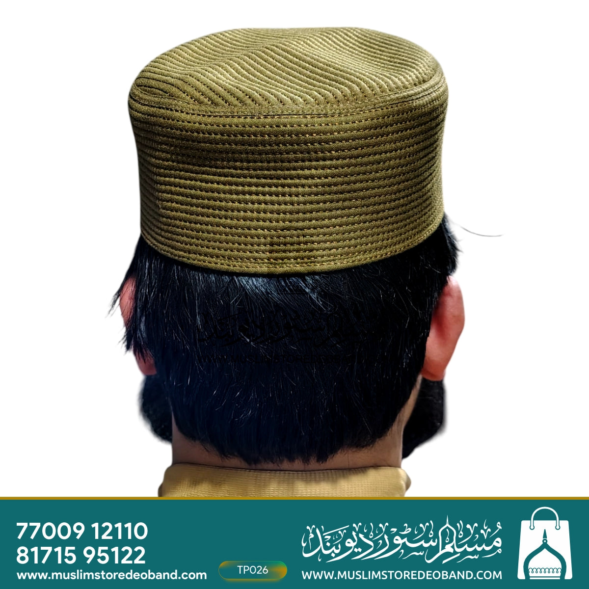 Premium Quality Junaid Jamshed Muslim Prayer Cap