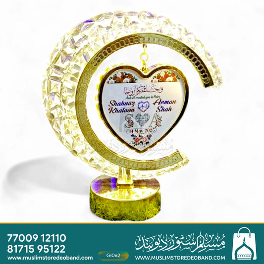 Personalized Frame & Night Lamp – Elegant Acrylic Gift Piece