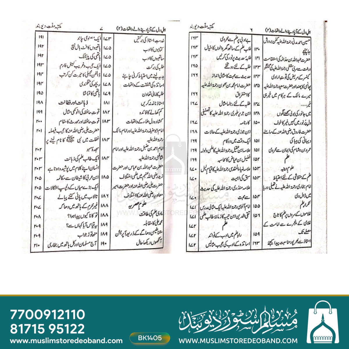 Ahl-e-Dil Ke Tadpa Dene Wale Waqiyaat - 2 Volumes