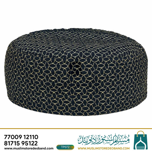 Traditional Muslim Embroidered Juned jamshed Cap – Lightweight Cotton  Topi
