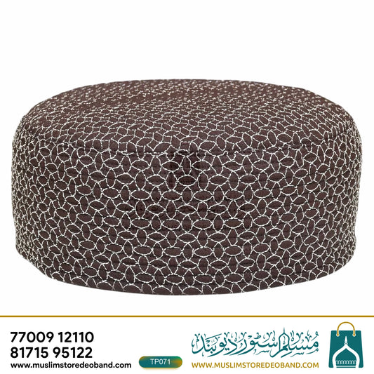 Traditional Muslim Embroidered Juned jamshed Cap – Lightweight Cotton  Topi
