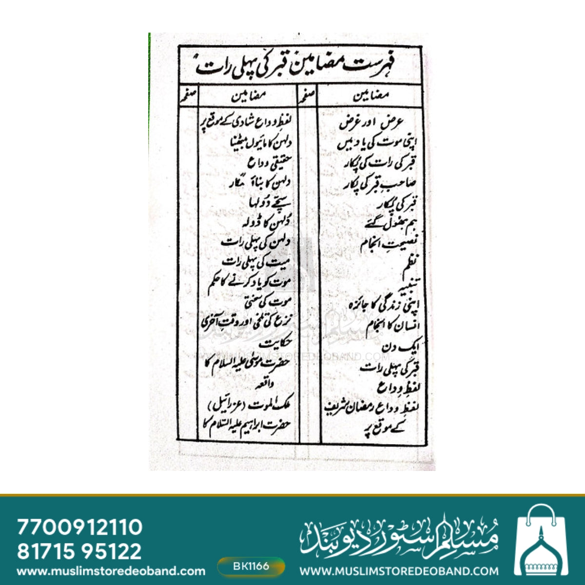 Qabr ki Pehli Raat