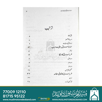 Maulana Maudoodi Ki Adabi Khidmaat