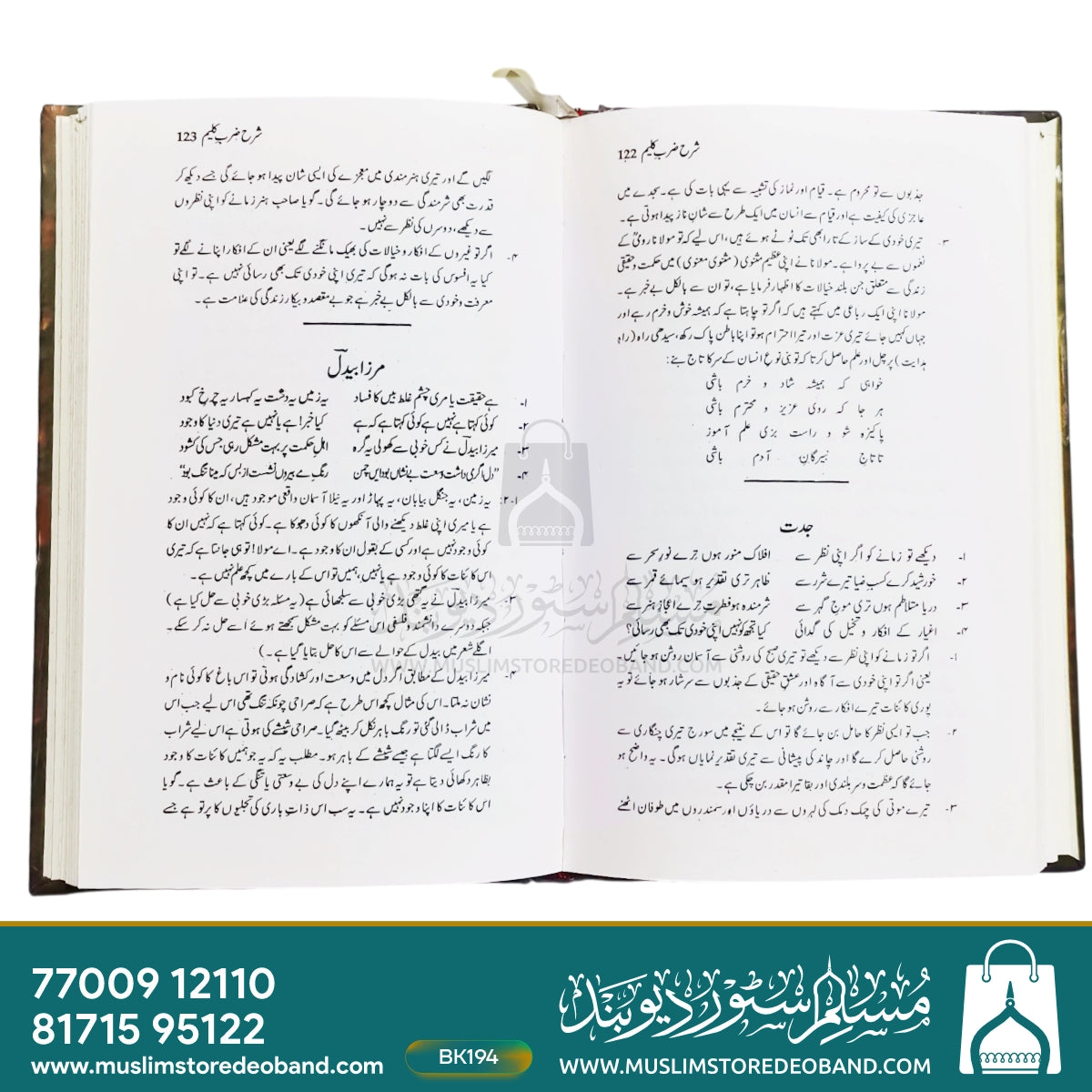 Sharh Zarb-e-Kaleem (Matan, Lughat wa Tashreeh)