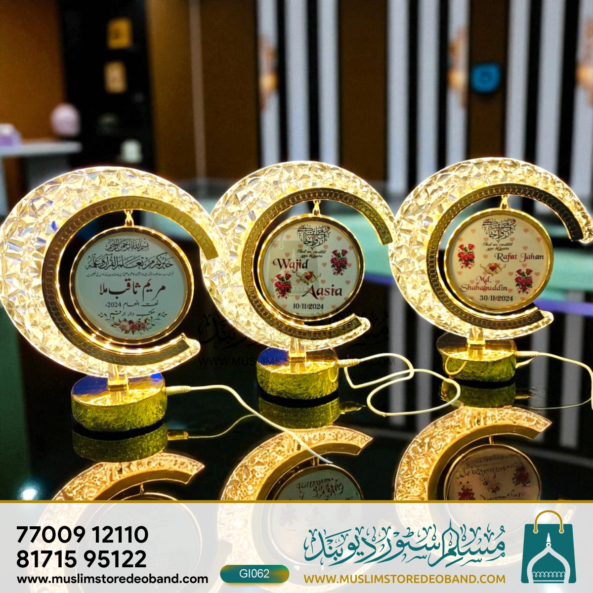 Personalized Frame & Night Lamp – Elegant Acrylic Gift Piece